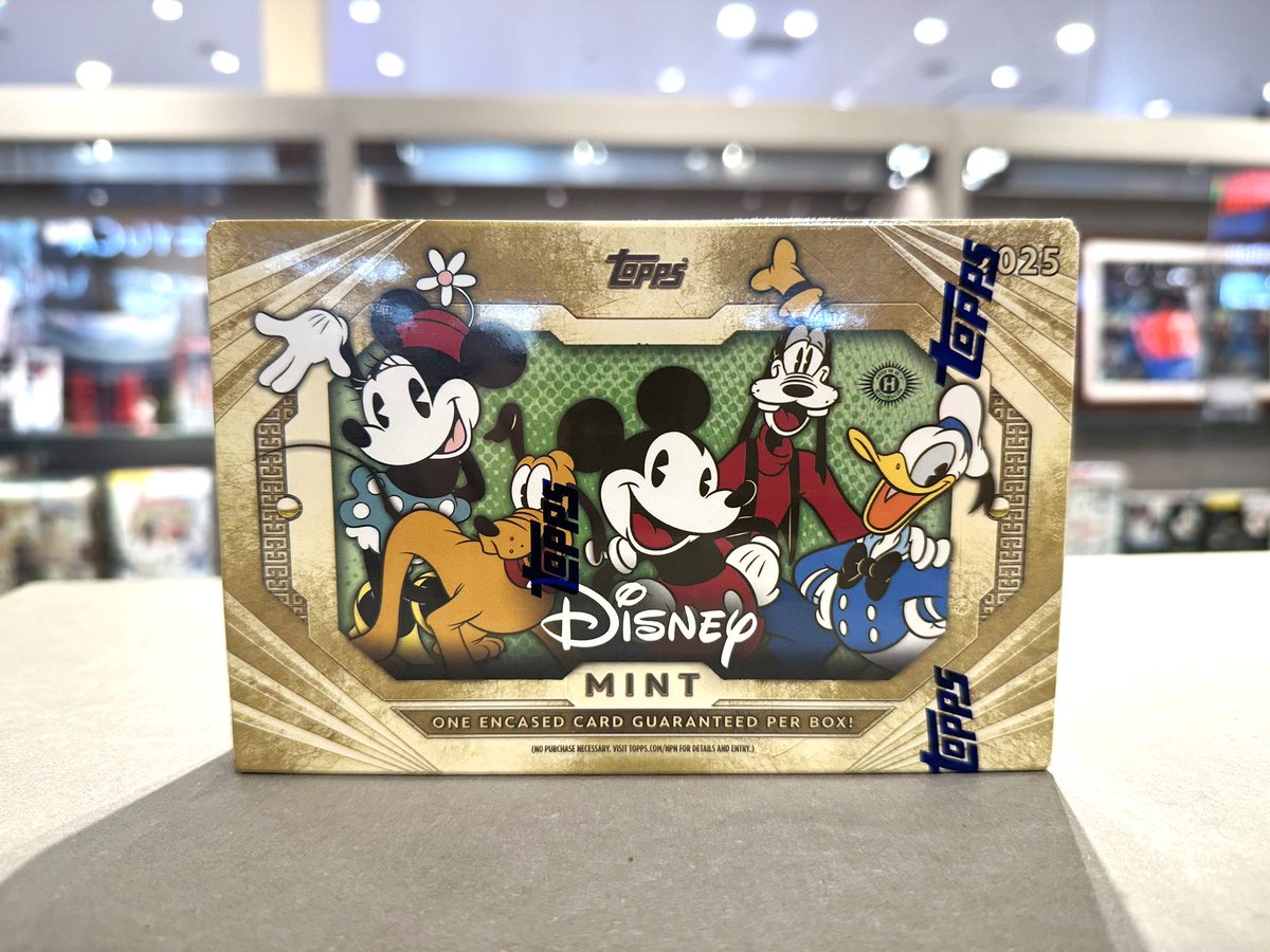 新商品入荷案内🐭】 ・2025 TOPPS MINT DISNEY HOBBY BOXから平均1枚