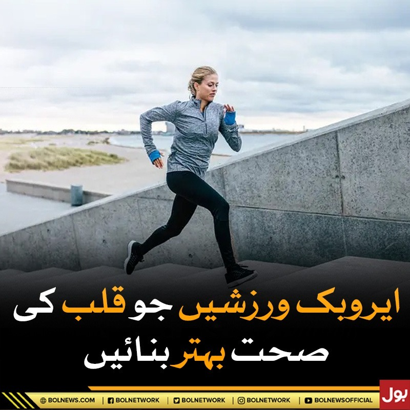BOLNETWORK's tweet photo. ایروبک ورزشیں جو قلب کی صحت بہتر بنائیں
https://t.co/8O96oYIjcn
#AerobicExercise https://t.co/FBUGotApxS