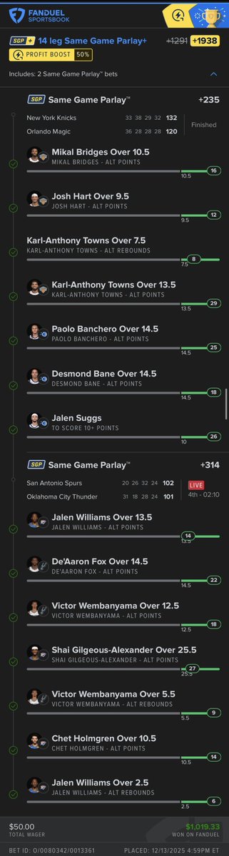 Juks7's tweet photo. Ain been posting but just know 🤫 s/o @cookitup31  @BDunk975  @Justlove_drea  if you  not following them tap in #Fanduel #SportsBettingX https://t.co/C7sCsspJpY