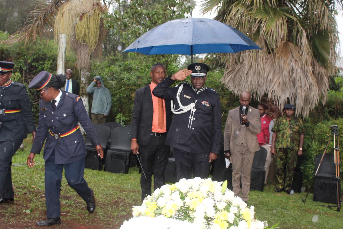 PoliceKE's tweet photo. FARE THEE WELL PHILIK K. TUIMUR,AIG

The Deputy Inspector General of @PoliceKE Eliud Lagat joined family, friends and colleagues of the late Philip Kipchirchir Tuimur, AIG  during his interment at his home in Kabutiei village in Nandi County. Rest well.
You fought a good fight. https://t.co/Ge1aNg0Rys