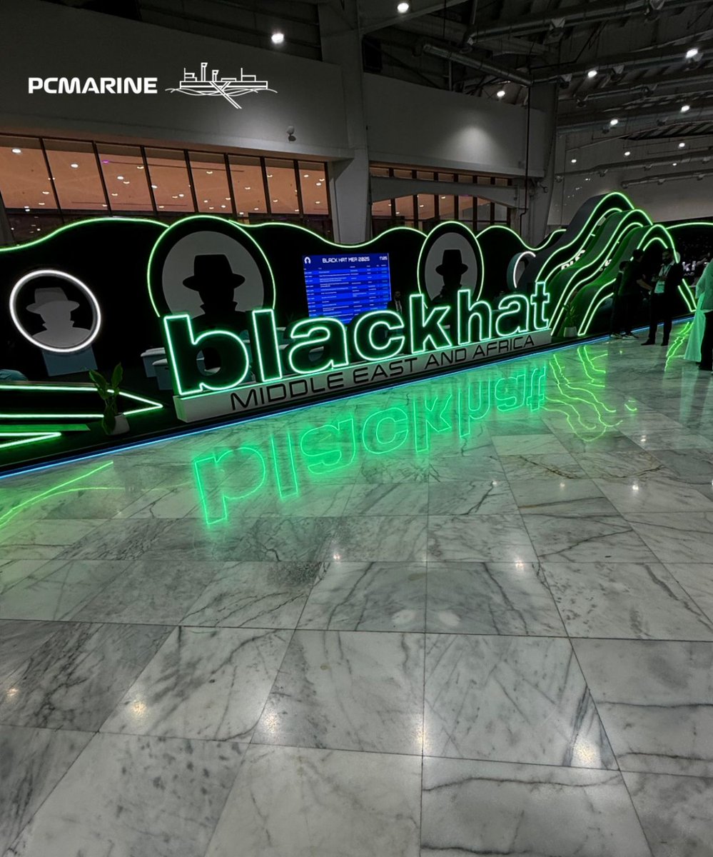 pcmarinee's tweet photo. PC Marine Services attended Black Hat MEA 2025 in Riyadh.
Great exposure to top cybersecurity leaders, fresh insights on emerging threats, and valuable industry connections shaping the future of digital security.
#BlackHatMEA2025 #CyberSecurity #TechEvents https://t.co/msJVYoNk4e