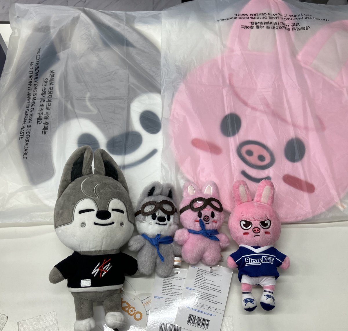 StrayKids StrayKids 本日はミューバン！🎤 🐺、🐽🐰の10cmぬいぐるみ