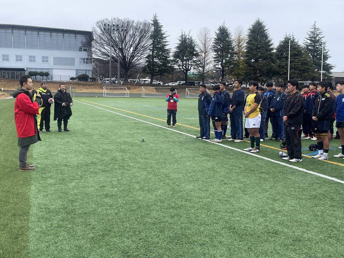 RugbyAir's tweet photo. 【茨城県ラグビーフェステバル2025】
あいにくの雨でしたが、高校生の試合は熱い🔥展開ばかりでした！
ありがとうございました。
#茨城県 #ラグビー https://t.co/Q6sabUIQca