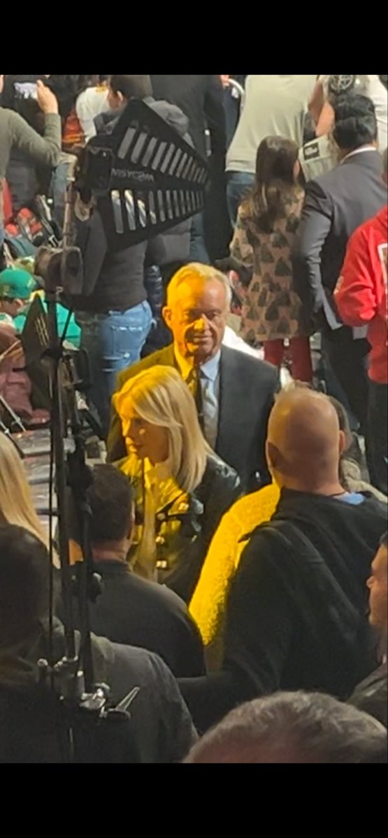 WrestleFanatic_'s tweet photo. RFK Jr. at #snme for John Cena’s farewell. #ThankYouCena https://t.co/lONaUhVbtd