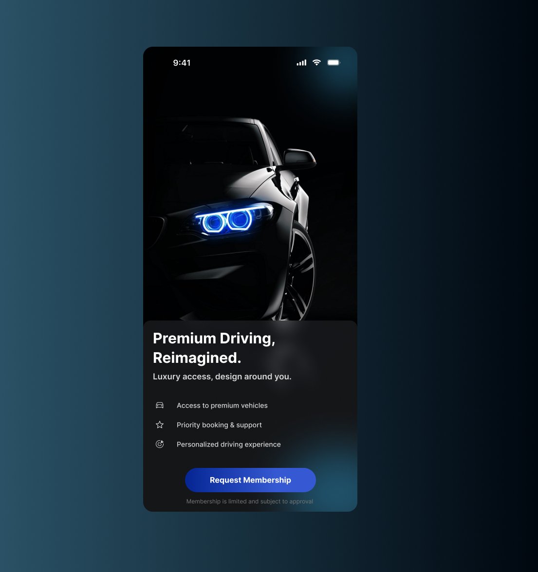 Koreh_design's tweet photo. There’s a premium feel about dark themes when they’re used with intention. Automotive experiences come with a certain standard, and this screen reflects that. ⚡ Considering subtle interactions to bring it to life.
#buildinpublic #UIDesign
#DarkUI #CarUI https://t.co/tBjVgJ8KU9