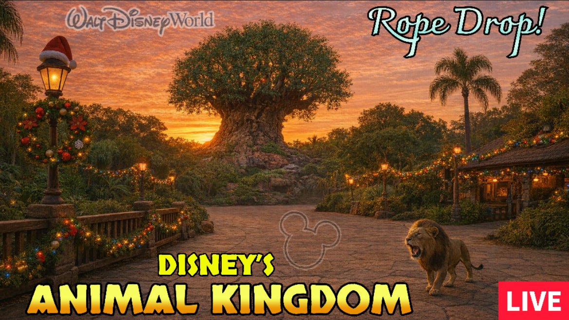 GOOD MORNING! 🔴LIVE: Disney’s ANIMAL KINGDOM | Merry Menagerie | Sunrise Rope Drop | Disney World Live Stream... youtube.com/live/PkNL60IgF… via <a href="/YouTube/">YouTube</a> #WaltDisneyWorld #WDW #DisneyWorld #AnimalKingdom #DAK #merrymenagerie #Disney #RopeDrop #DisneyParks #LiveStream #DisLive