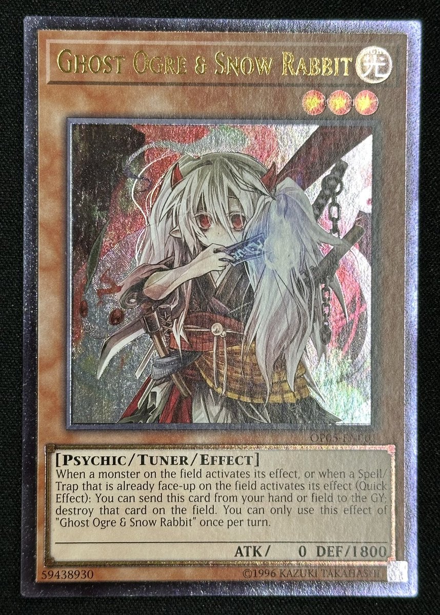 遊戯王 他言語特価】 幽鬼うさぎ【OP05 北米版 レリーフ】 ￥7,980