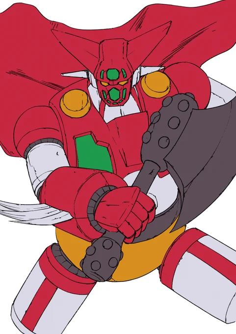 クリスマスカラーの絵描いてる