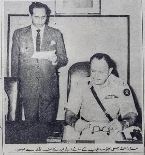 ptify's tweet image. Bhutto’s love affair with field marshals has deep roots.