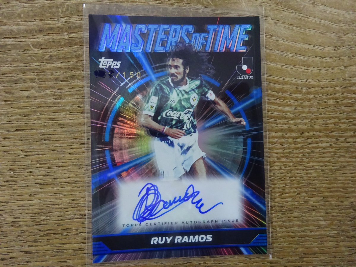 川 崎 ) 2025 TOPPS J.LEAGUE FLAGSHIP ラモス 瑠偉 直筆サイン 150枚限定
