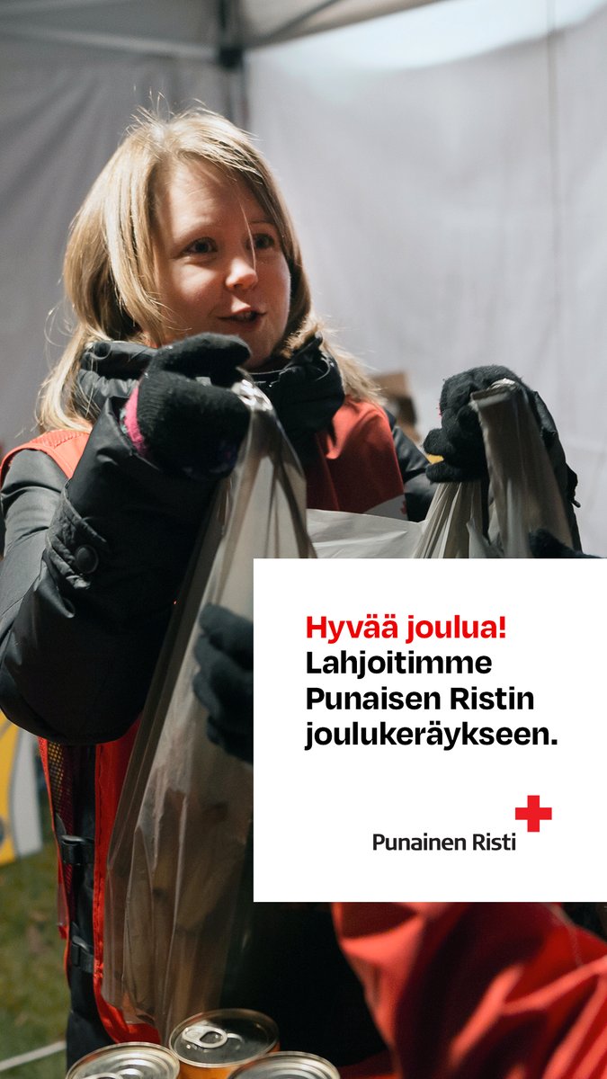 LUUKKU 14: Lahjoitamme vuosittain joulumuistamisvarat hyväntekeväisyyteen. Tänä vuonna StaffPointin henkilöstö valitsi kohteeksi SPR:n joulukeräyksen. Lahjoitus tukee kotimaan nuoria, perheitä ja yksinäisiä. ❤️ hubs.la/Q03XZQns0
<a href="/staffpoint/">StaffPoint</a>

#joulu <a href="/StaffPointGroup/">StaffPoint-konserni</a>