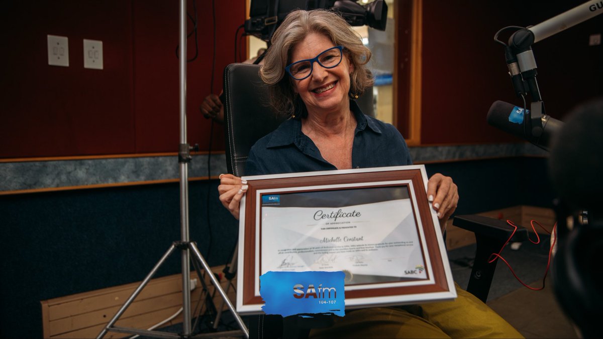 SAfmRadio's tweet photo. @MichConstant takes her final bow from #TheJetSetBreakfast on @SAfmRadio | Thank you for your indelible contribution to π» https://t.co/kYZstGuARD