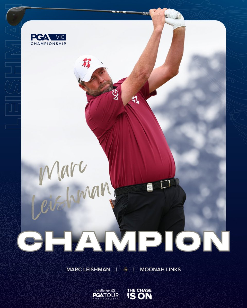 Marc Leishman is the 2025 #VICPGA champion! 🏆