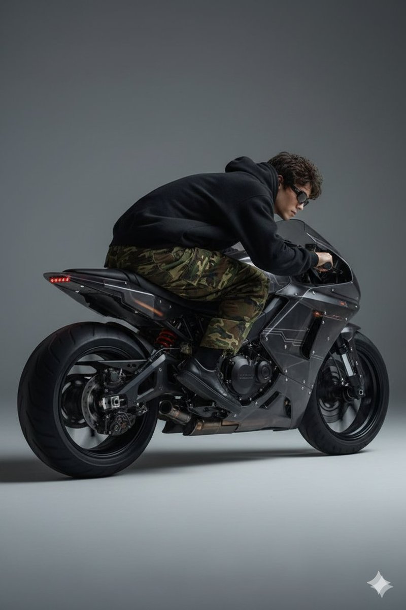 Y2K Style Translucent Motorbike Product Design — example 2