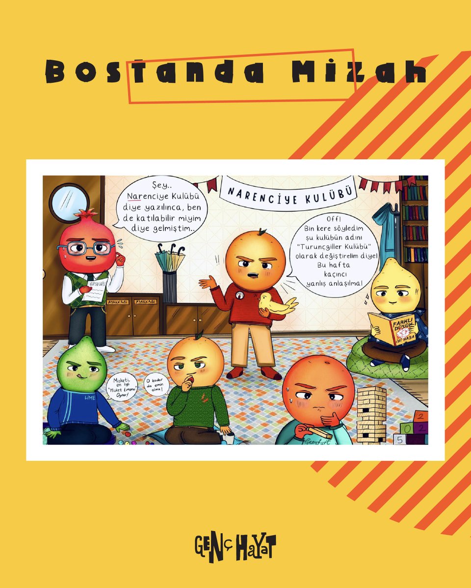 🌟 Genç Hayat dergisi'nin her sayısında Bostanda Mizah bölümüyle karşınızdayız!