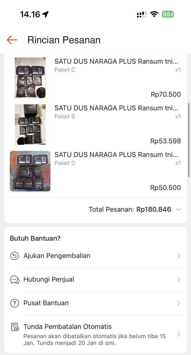 restricted92's tweet image. serandom apa kamu?
gue yang tiba-tiba check out ransum TNI buat stok makan karena review random di tiktok