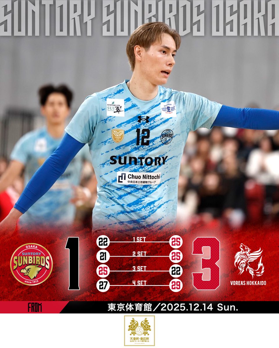 サントリーサンバーズ大阪 (@sun_SUNBIRDS) / Posts / X