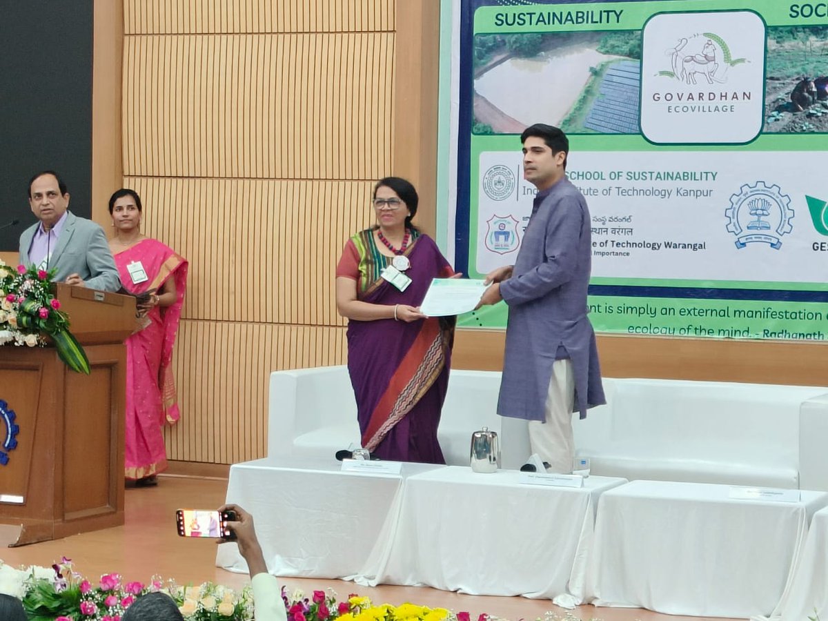 bunkojunko1's tweet photo. Won 🥈 Second Prize in Sustainability Innovation at #SANKET2025 held at IIT Bombay.
Presented research on how Indian Knowledge Systems + emerging technologies can shape a sustainable future. https://t.co/gCAUHIFfn6