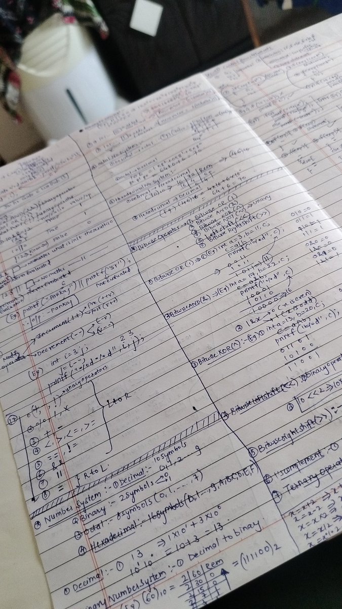 PushkarFit's tweet photo. Day 38 Recap ⚡

📝 Made short notes for COA — C, H, S concepts and solved related questions

💻 Made short notes for C Programming — Logical Operators, Number System, Bitwise Operators

💪 Wrapped up the day with a solid Legs &amp; Shoulders workout

#StudyMotivation #FitnessJourney https://t.co/RBECOp86eN