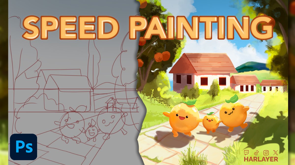 youtube.com/watch?v=xifHyS…
Draw w/me / Speed Painting en Photoshop 🍊✨