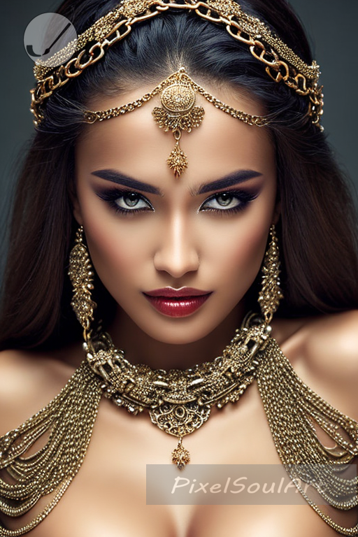 PixelSoulArt's tweet photo. Chains that symbolize strength, beauty, and individuality. #StrengthInStyle #BeautyInChains #JewelryArt #ChicAndBold #ChainOrnaments #AIart #AIartist #AIwoman #AIbeauty https://t.co/CLWdGzV13h