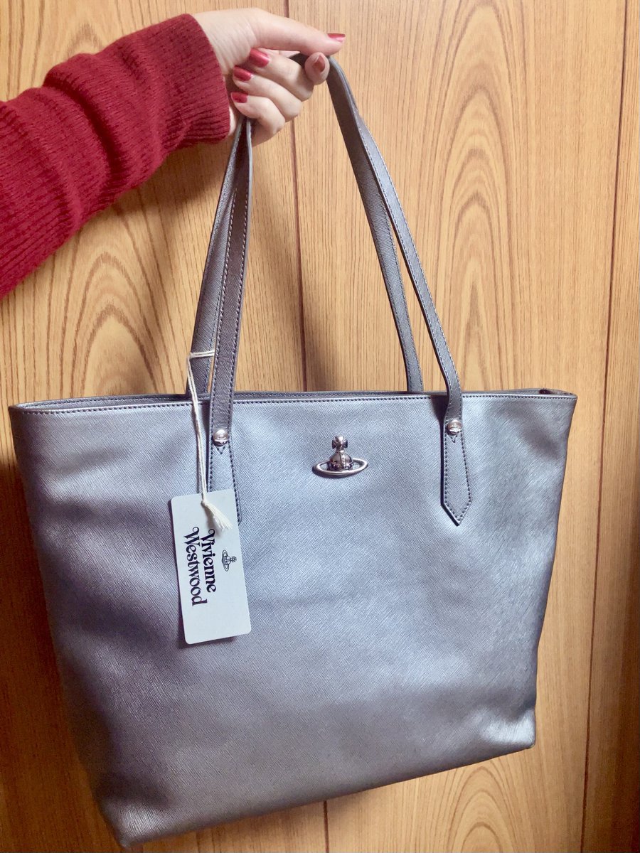 最終値下げ！VIVIENNE レザートートバック あとヴィヴィアンのトートバッグ買ってもらった♡ 所謂バーゲンで