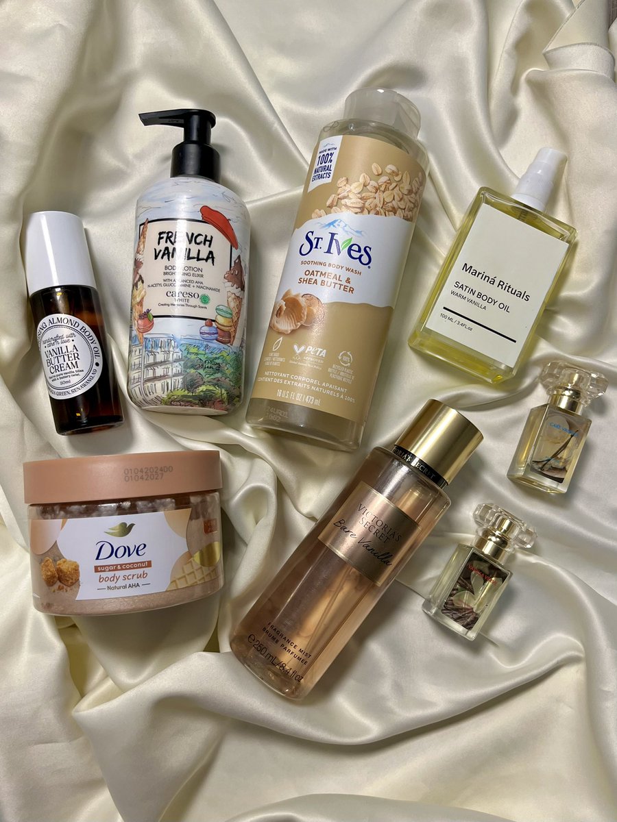 ayuaqilahj's tweet photo. Since i ada bodycare routine ni, i dont have dry skin anymore. Kulit i sentiasa lembap and glowing.

Wrinkles kat tangan pun makin faded and i smell so good rasa nak makan! Tidur malam pun jadi nyenyak sebab its soothing.🥰

So here is my routine. (Vanilla edition)￼ https://t.co/pl4MzNFz6J