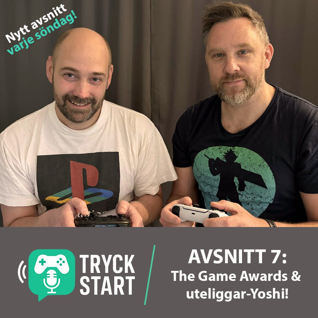 Tryck Start: En podd om spel! tweet media
