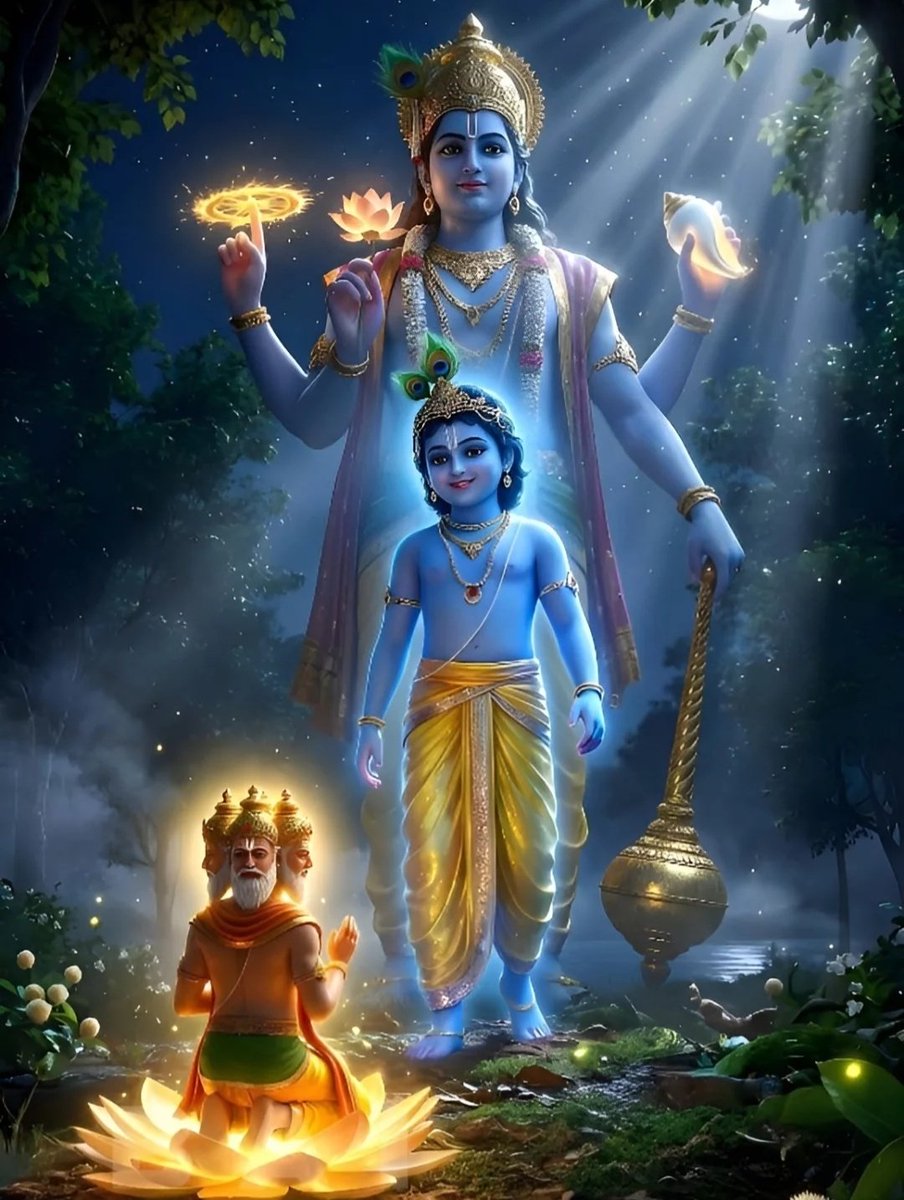 Geetashloks's tweet photo. न तदस्ति परं तत्त्वंन तदस्ति परं पदम्।
न तदस्ति परं तेजो कृष्णात् किञ्चन विद्यते॥

There is no truth, no state, no power higher than Krishna 💗 https://t.co/9p9EZoJtvV