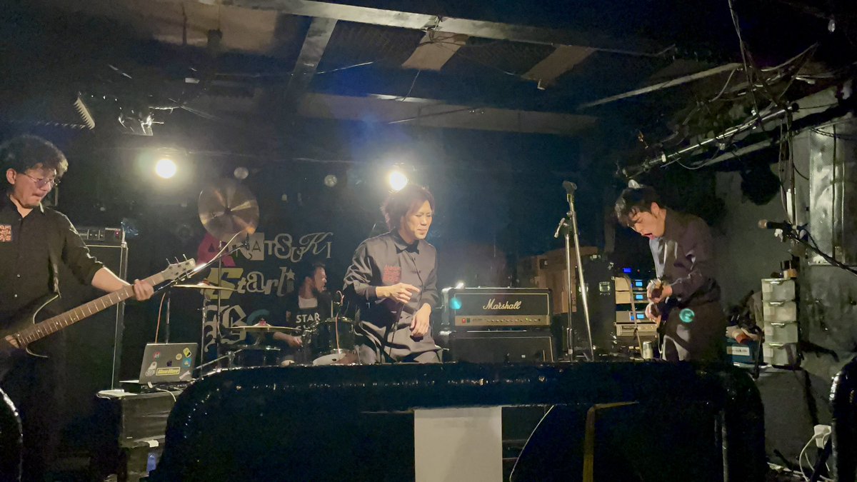TimtamTWOdrums's tweet photo. 会社のバンド大会、トラストデザインワークス様にバックドロップを作製していただき良いライブができました！ありがとうございました！

@TrustBackDrop https://t.co/FLBFywqzKC