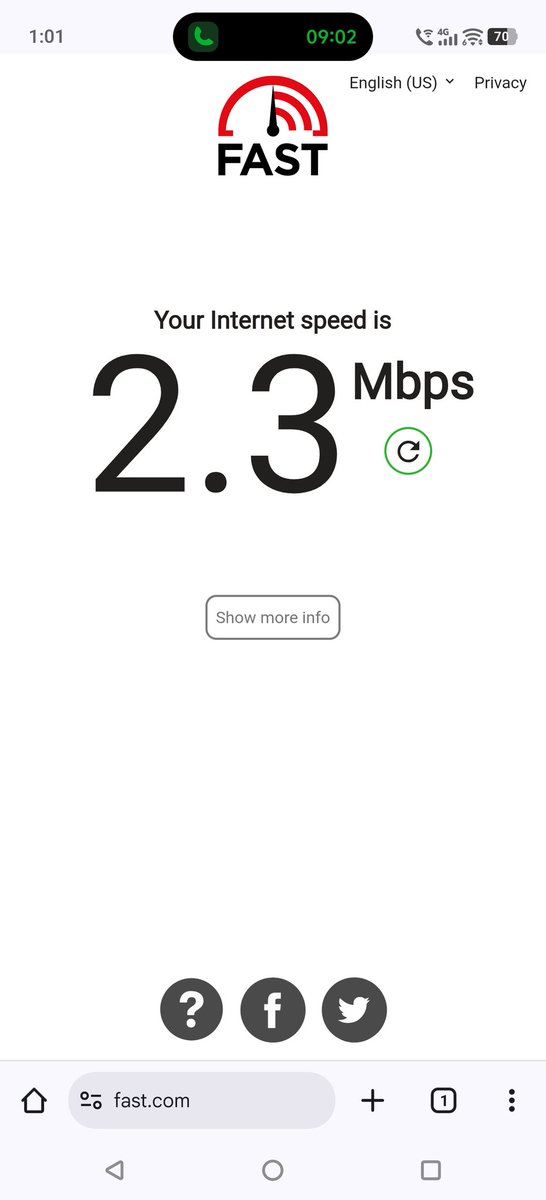 Arun_kumar_tv's tweet photo. @airtelindia @Airtel_Presence scammers. I paid for 100 Mbps speed but I'm getting only this speeds. Raised complaint and they are closing without resolving. You are calling me a valuable customer seriously?? 
#fraud #Airtel https://t.co/w4uu5pKs8n