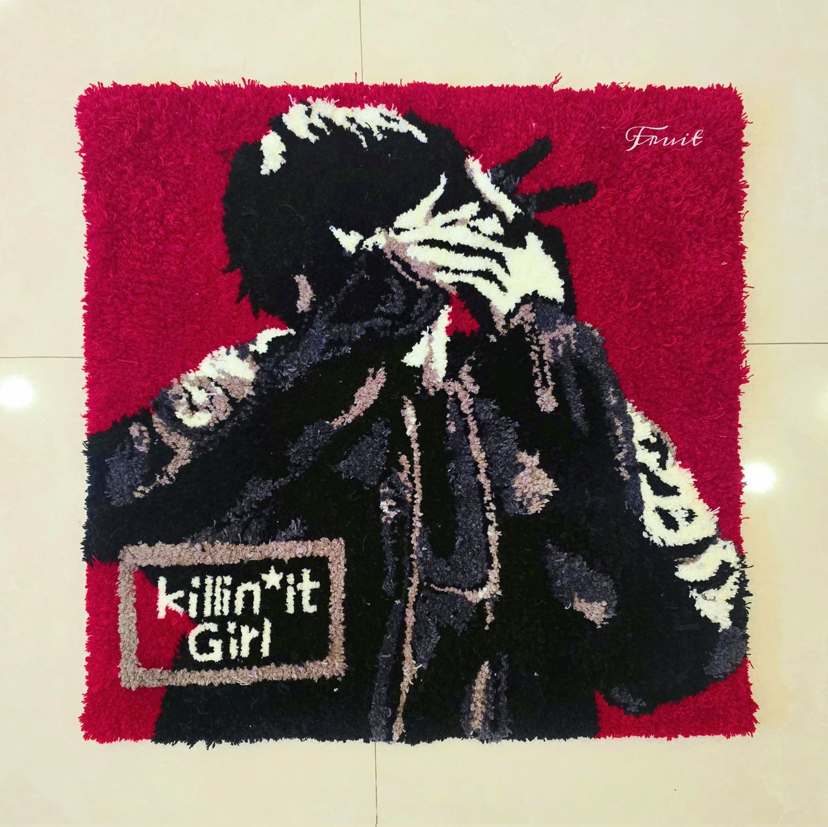 HUMAN HOPE RUG 　ジェイホープ　ラグマット　BTS j-hope j-hope of BTS × HUMAN MADEとのコラボ「HUMAN HOPE コレクション」が