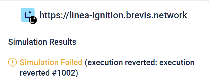 onethousandaire's tweet photo. @LineaBuild @ethereumJoseph @DeclanFox14 @francescoswiss @MetaMask @Consensys @EricCMack Any particular reason you can't claim from the Linea ignition website? Keeps failing. https://t.co/TIchqZr3HO