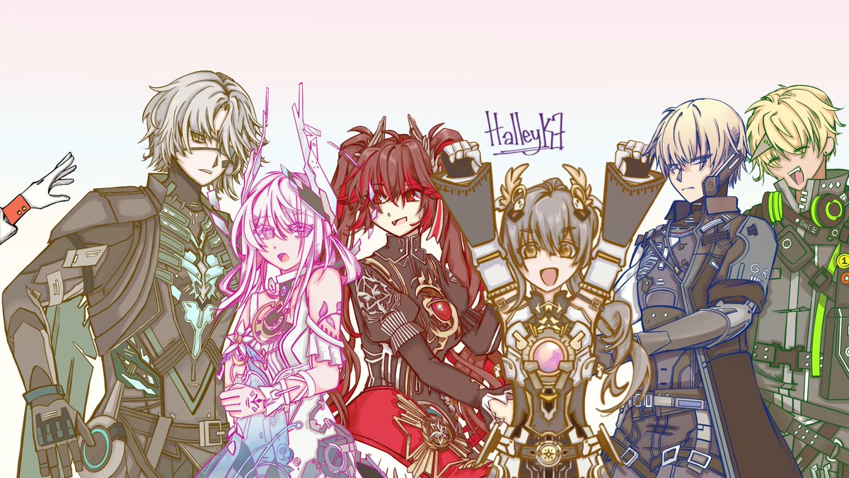 "Guys, smile already!"
#PGR #PGRfanart #PGR6th 

Speedpaint: youtube.com/watch?v=mWMUdx…