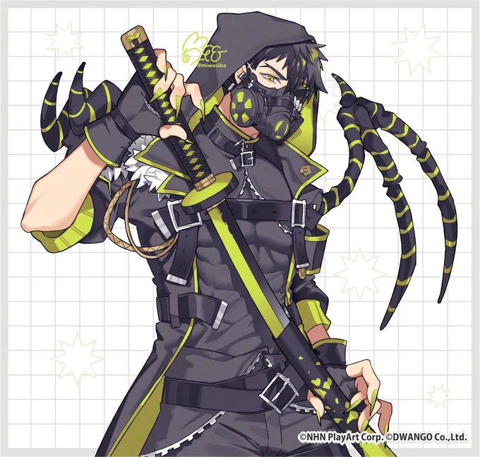 今回、許可を頂きましたのでヒーロー単体イラストも掲載させて頂きます!