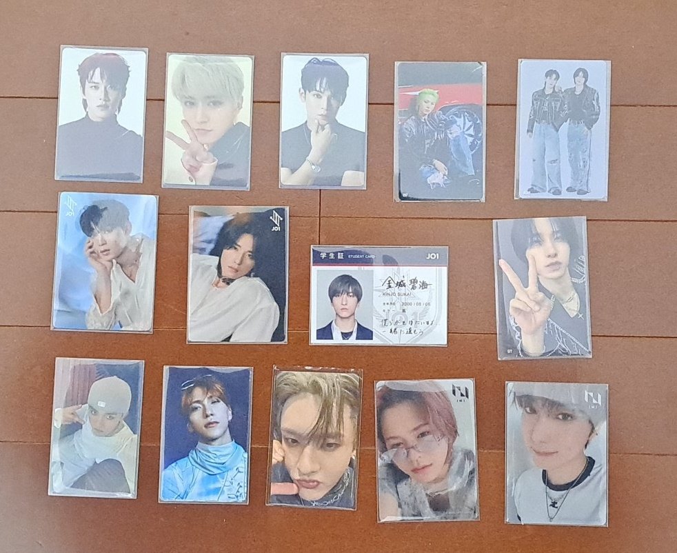 JO1 INI 過去トレカ 譲 画像のもの 求 大平 髙塚 郵送での交換希望 お