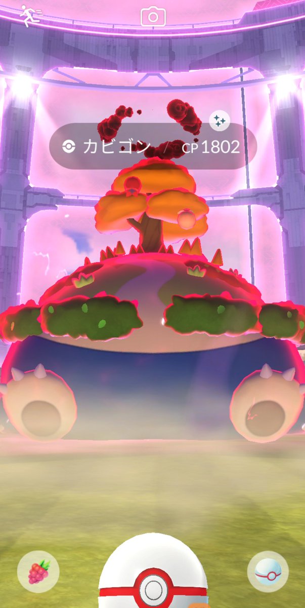 pasocongo's tweet image. 大好きなカビゴン
用事があって現地でできず💦隙を見てリモートで２戦だけ🥲💦
なんとキラった✨✨✨
キミはえらい✨٩(๑´0`๑)۶✨　＃ポケモンGO