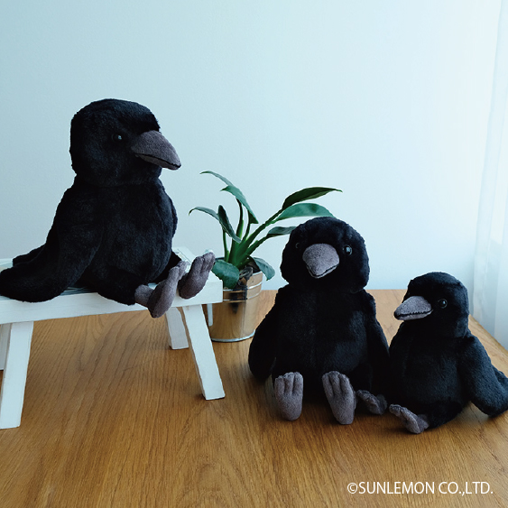 おもちゃ カラス ぬいぐるみ スパンキッシュクロウ ぬいぐるみ