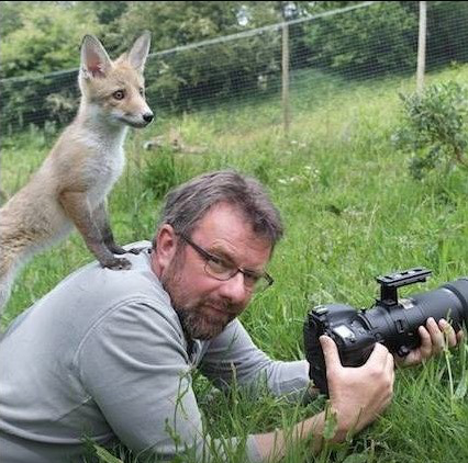 RichardBowler1's tweet photo. The trick to good wildlife photography, is being able to get close to your subject, sometimes it doesn't always go to plan. This is Hetty when she was a cub, she thinks she's helping LOL. https://t.co/WF7LA1mY8X