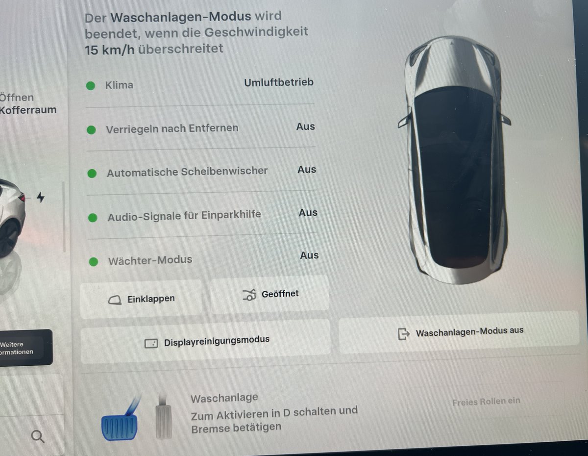 TESLA "Waschanlagen-Modus" wurde überarbeitet! 👌