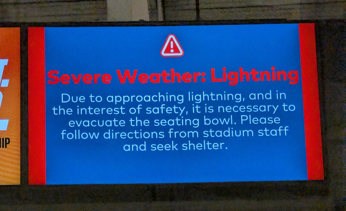 We are starting (or should I say delaying the start of) #BBL15 with some weather related drama in the west 🌩️

It's the Wild Wild West indeed!! #MADETOUGH 🟠⚫