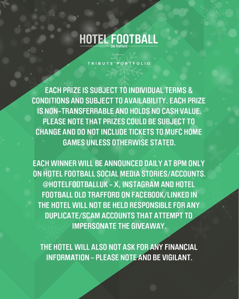hotelfootballuk's tweet image. WIN a nights stay! ⁠
⁠
To be in with the chance of winning, all you need to do is:⁠
1️⃣Like this post⁠
2️⃣Follow our page⁠
3️⃣Tag your friends in the comments below!⁠
🏅Winner announced at 8pm tonight⁠
⁠
-⁠

Please note that terms &amp;amp; conditions apply.
