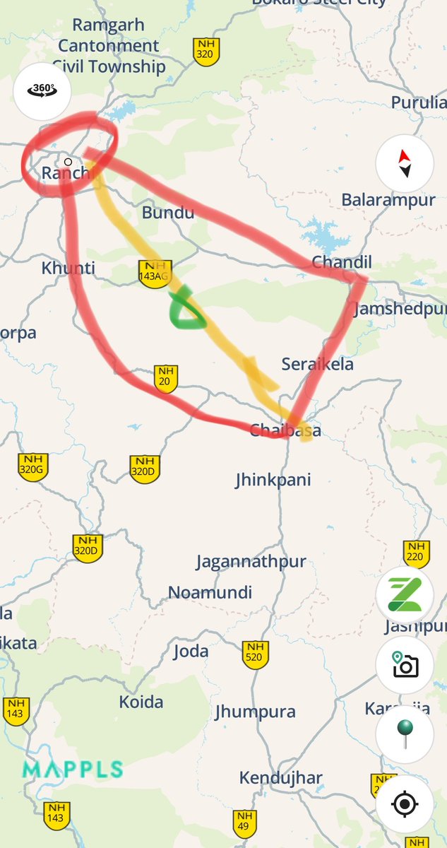 BikerGirlkancha's tweet photo. मैं जहाँ खडी हूं यह झारखंड के सरायकेला खरसावां का कुचाई प्रखंड का बिडदरी गांव है| मैं रिटर्न जर्नी का रूट प्लान कर रही थी ताकी वापस अपने काम पर दिल्ली लौट सकुं l बस में एक घंटे से ज्यादा सफर नहीं करती | मूझे पसंद नहीं l एक हजार किमी से अधिक की लंबी यात्रा करने के लिए ट्रेन या फ्लाइट को प्राथमिकता देती हूं l 

जहाँ खडी हुं यहाँ से रांची महज 115 किलोमीटर की दुरी पर है| मगर सीधी कोई सड़क नहीं हैं l गांव के रास्ते एक सडक धरती आबा बिरसा मुंडा के गांव उलीहातू ( अड़की प्रखंड) होते हूवे तैमारा को मिलती है एक दुसरी सीधी सड़क कई गाँवों से होकर दशम फॉल को जाती है| वहाँ से रांची करीब है| पर चुंकी गांव की सड़क है तो अंदाजा लगा सकते हैं क्या हाल होगा | आम तौर पर गाँव वाले पहले करीब बीस किलोमिटर निचे की और चक्रधरपुर जाते हैं फिर वहाँ से रांची के लिए बस पकड़ते हैं l जो खूँटी होते हूवे रांची आती है| अगर जमशेदपुर जाना हो तो या तो सरायकेला या फिर चाइबासा होते हूवे ट्रैवल करते हैं l जमशेदपुर से फिर रांची | 

बात अगर ट्रैन जर्नी की करनी हो तो दिल्ली आने के लिए सीधी कोई ट्रेन चक्रधरपुर या चाइबासा से नहीं मिलेगी आपको जमशेदपुर आना होगा | यही अगर रांची से फ्लाईट पकड़नी हो तो पहले चक्रधपुर या फिर जमशेदपुर फिर वहाँ से सड़क मार्ग ( हाईवे ) से बस लेकर राँची फिर एयरपोर्ट | 

कुल मिलाकर मेरे गांव से रांची एयपोर्ट पहूँचने में सात आठ घंटे लगने हैं| यही अगर सीधी सड़क बनाई गई होती तो बिरसा मुंडा जी के गांव उलीहातू, दशम फॉल होते हूवे महज डेढ़ दो घंटे में रांची पहूँचा जा सकता था | बगैर चक्रधरपुर, चाईबासा, जमशेदपुर खूँटी की ट्रैफिक में फसे सीधा राँची l 

अब क्या करूं करीब इतना ही समय कोलकाता पहुंचने में लगने है पर चाईबासा से हावडा के लिए एक मात्र ट्रेन उपलब्ध हैl

सरायकेला खरसावां में न तो हाईवे है और न रेल सुबिधा | यहाँ से रांची पहुँचना मुश्किल है कोलकाता आसान | मैं हमेशा से चाहती थी कि एक और हाईवे और रेलमार्ग बनाए जो रांची, खूँटी और जमशेदपुर के बीचो बीच अड़की ( बिरसा मुंडा जी का गांव ) सरायकेला खरसावां होते हूवे और चक्रधरपुर,  चाईबासा और जमशेदपुर से जोड दे| कनेक्टिविटी बढ़ने से उद्योग, पर्यटन और लोगों का जीवन आसान होगा l

कोल्हान में एयरपोर्ट बनाने का प्रस्ताव कई साल से ठंडे बस्ते में हैंl जमशेदपुर के धालभुमगढ़ में एयरपोर्ट अगर बन जाती तो जमशेदपुर, सरायकेला, चाईबासा के साथ खड़गपुर के यात्रियों को रांची या कोलकाता नहीं जाना पडता l कुल मिलाकर कोल्हान को जो कनेक्टिवीटी मिलनी चाहिए थी वह आज तक नहीं मिली | यही बात संथाल परगना की आती है तो उस क्षेत्र में तेजी से काम हो रहा है| देवघर में एयरपोर्ट मौजूद है बाकी रेल नेटवर्क और हाईवे बन रहे हैं l गोड्डा के भाजपा सांसद निशिकांत दुबे (@nishikant_dubey ) अपने क्षेत्र संथाल परगना में बढीया काम कर रहे हैं l झारखंड के कोल्हान को केन्द्र और राज्य सरकार ने उनके हाल पर छोड़ दिया है| 

किससे शिकायत करूं ! इन क्षेत्र से अर्जून मुंडा सीएम थे, केन्द्र में मंत्री भी बने | उनकी पत्नी मीरा मुंडा जी का मायका मेरे गांव के पास है| अर्जून मुंडा जी अच्छे आदमी हैं पर ऐसी अच्छाई किस काम की जो पावर में रहकर भी अपने क्षेत्र में कुछ नहीं कर पाए l किसी और से क्या उम्मीद कर सकते हैं l @yourBabulal @ChampaiSoren @MundaArjun 
@nitin_gadkari @JobaMajhi @HemantSorenJMM