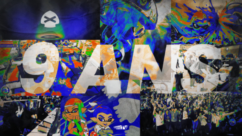 Nous fêtons notre anniversaire 🎂
9 années de batailles d'encre en ligne et IRL dans le rétroviseur. 
Merci à tout notre staff et à la communauté #Splatoon 🙏❤️