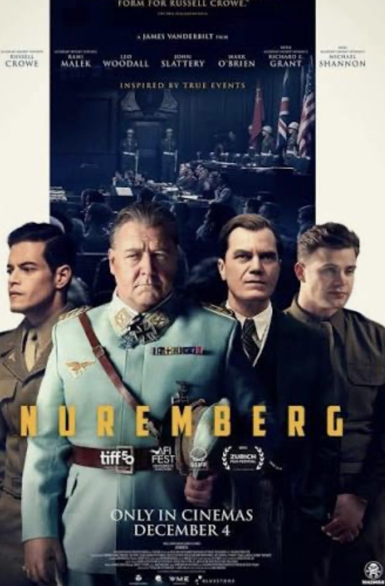 germa_gordo's tweet photo. Us recomano que aneu a veure Nuremberg, una magnífica pel·lícula, amb un excels Russell Crowe en el paper de Hermann Gõring. https://t.co/OPv0swyecV