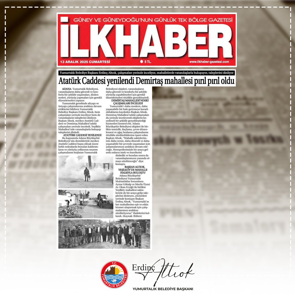 Bu hafta basında yer alan haberlerimizden örnekler. ✨