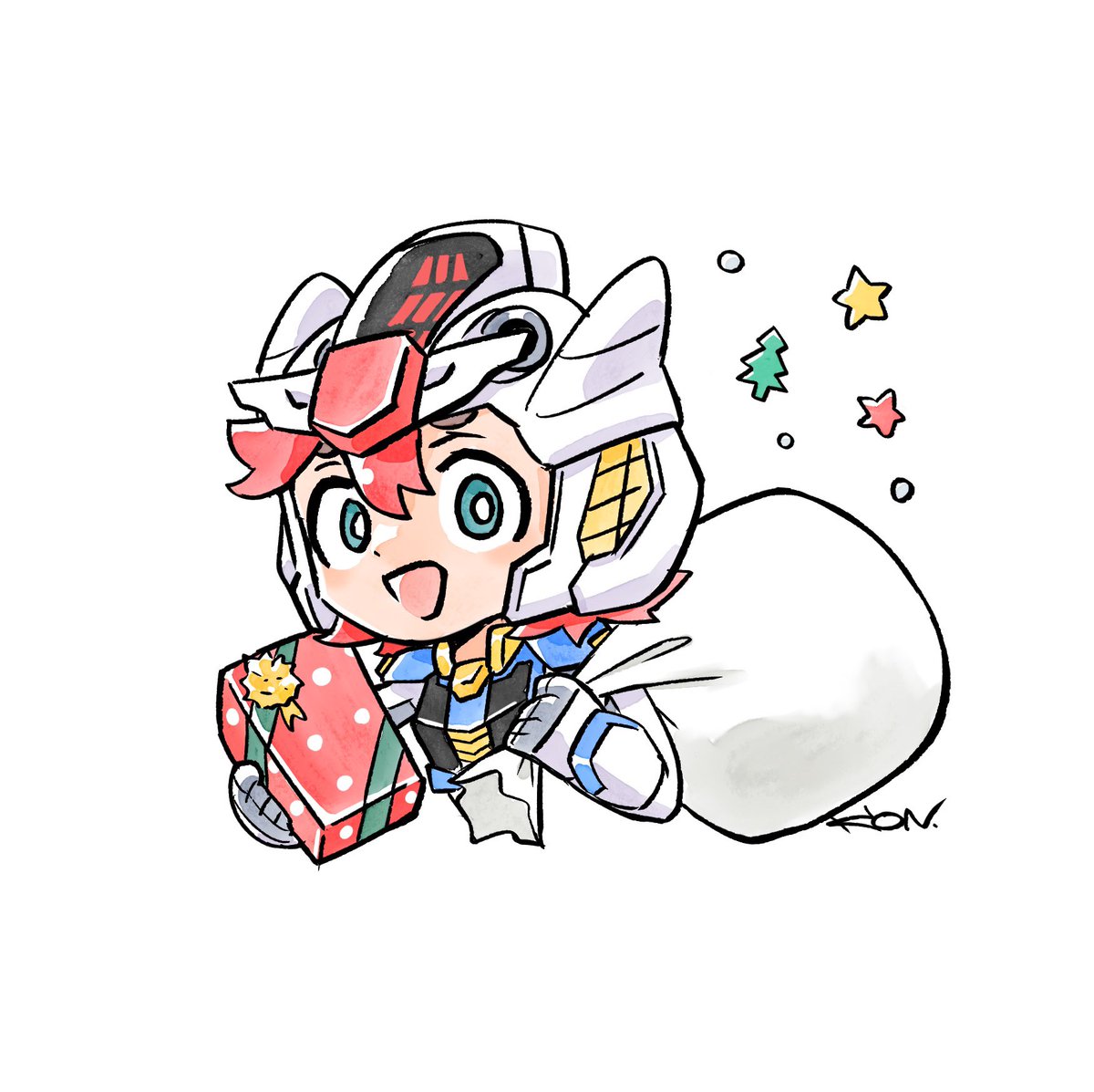 kon_8B's tweet image. 🎄🎁   #メカぐるみ #水星の魔女