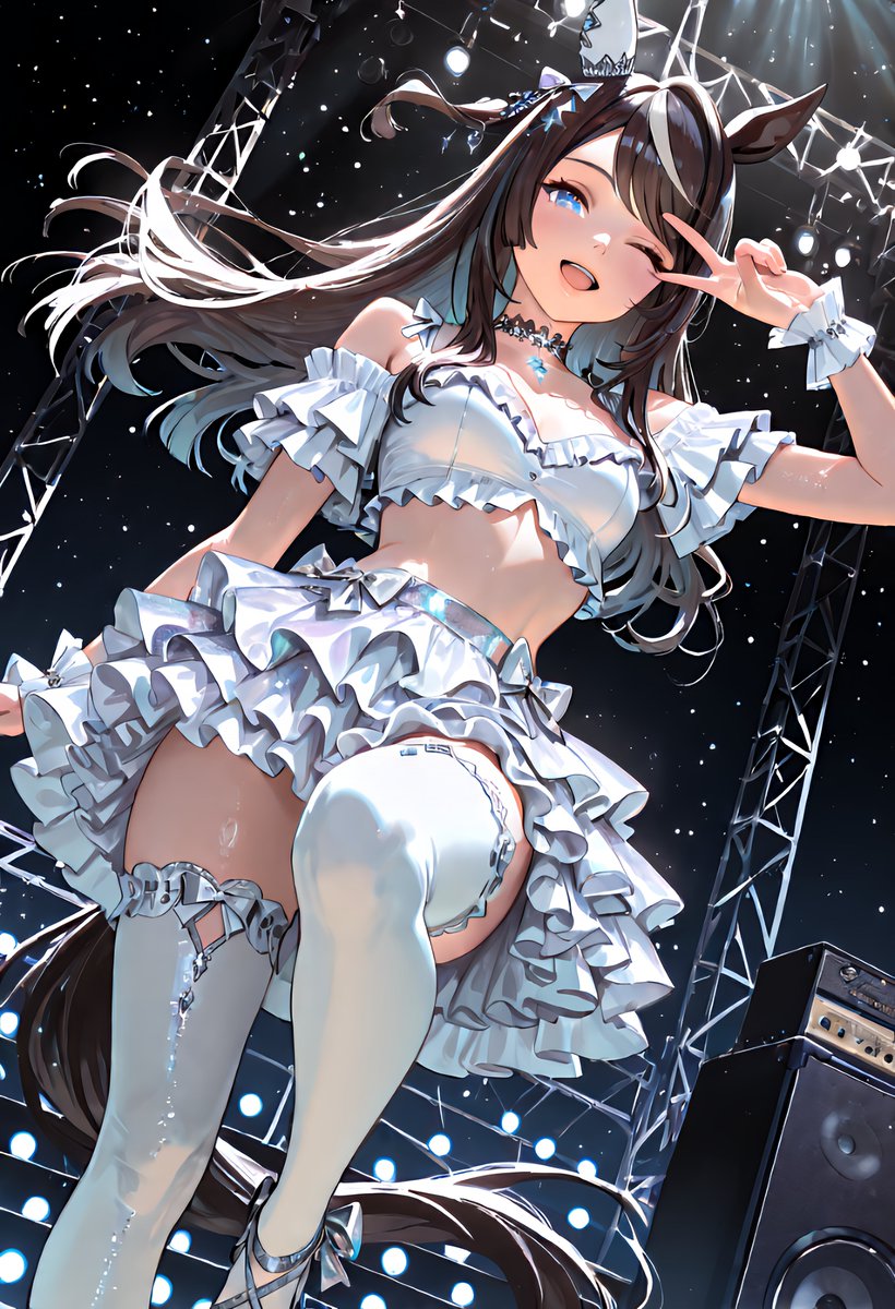 エザシちゃん アイドルver #AIイラスト︎ #AIart