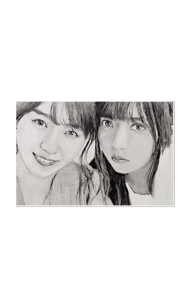 残すは、飛鳥ちゃんの髪と洋服まで辿り着きました✏ もうひと踏ん張り