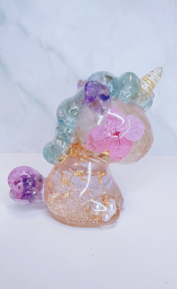 可愛いオルゴナイトできた😍🩷